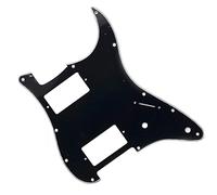 Black 3 Ply 11 Holes HH Two Humbucker Guitar Pickguard Placa Antiarañazos Para Guitarra Eléctrica for For ST Piezas de Guitarra Eléctrica