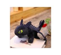 (Black,45cm/17.7inch)Cómo entrenar a tu dragón Furia nocturna sin dientes Juguete de peluche Muñeca Juguetes suaves