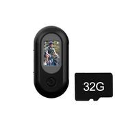 (black) 4k Thumb Action Sports Camera,Mini Body Go Snap Camera,Thumb Size Hands Free