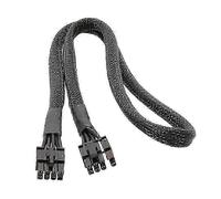 (Black, 60cm) Cable de fuente modular PCIe 8 Pin a 8 Pin (6+2), 80cm negro, Compatible con MSI MAG A850GL A750GL ATX3.0