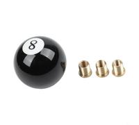 Black 8 Ball Shift Knob Acrylic Manual Gear para shifter Black | Glossy black 8 ball design, acrylic body, smooth shifting action, fits most manual cars