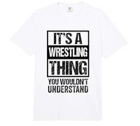 Black: A Wrestling Thing You Wouldn't Understand Fan/Fighter Comfort Colors Adult Heavyweight T-Shirt