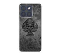 Black Ace Spade Funda Carcasa Case para Motorola Edge 70