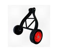 (Black) Adjustable Angle Grass Trimmer Support Wheels for Mower, String Trimmer Attachment & Weeding Trimmer Accessory Parts