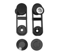 Black Adjustable Motorcycle Drop Mirror Relocator Mount Kit Compatible con Touring Street FLHX Modelo 2006-2013