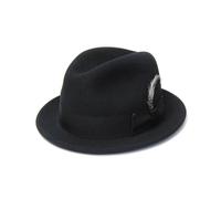 (Black) Adult Trilby Hat Comfortable French Style Ribbon Hat Band Hat Adult Festival Party Festival Formal Gathering Fedoras Hat Y