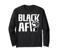 Black AF Black History Month Manga Larga