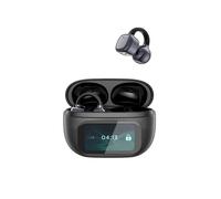 (Black Ai Translation) Open Ear Earbuds Wireless,C-Shaped Bridge Ear Buds for Music & Phone Calls