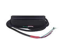 Black Alnico 5 Hot Dual Rail Humbucker Guitarra Eléctrica Pasteles De Guitarra De Una Sola Bobina Set pastillas