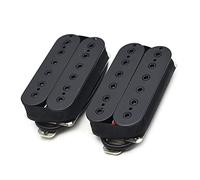 Black Alnico 5 Humbucker Pickup Double Coil Puente De Guitarra Eléctrica Y Juego De Pastillas De Cuello Para Piezas De Guitarra Piezas de Guitarra Eléctrica