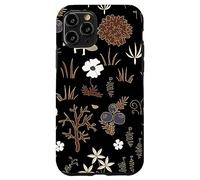 Black and Brown Cottagecore Mushroom Fall Nature Moss Carcasa para iPhone 11 Pro