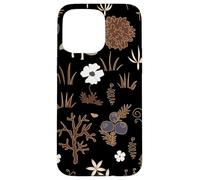 Black and Brown Cottagecore Mushroom Fall Nature Moss Carcasa para iPhone 15 Pro MAX
