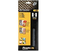 Black and Decker X39002-XJ - Pack de 3 hojas lijadoras, 115 x 280 mm, grano 80
