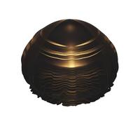 Black And Gold Background2 - Gorros de ducha reutilizables para mujer, gorro de ducha grande para hombre, secado rápido, cuidado del cabello, largo y corto, para baño de niños