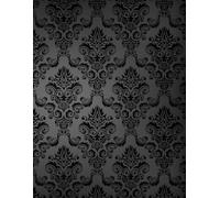 Black and Grey Gothic Damask Pattern Sketchbook - Cream Color Interior Sketch Pages for Gothic Art - Sketch Pages Numbered: A Perfect Gift for Anyone ... - Draw Gothic Skulls, Vampire, Bats, Patterns