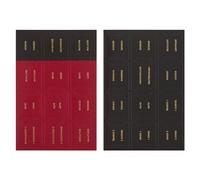 Black and Red Old and New Testament Bible Indexing Tabs