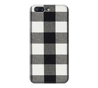 Black and White Buffalo Check Pattern Funda Carcasa Case para OnePlus 5