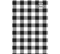 Black and White Buffalo Plaid 2026 Planner Weekly and Monthly: Minimalist Calendar Organizers, goal, to do list
