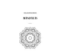 Black and White Illustrated Mandala Colouring Book