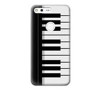 Black and White Piano Keyboard Funda Carcasa Case para Google Pixel XL