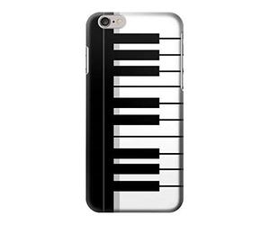 Black and White Piano Keyboard Funda Carcasa Case para iPhone 6 Plus iPhone 6s Plus