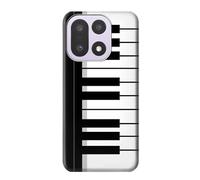 Black and White Piano Keyboard Funda Carcasa Case para OnePlus 15