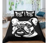 Black and white sketch Funda de Edredón Microfibra Suave 3 Piezas Compuesto Estampado 3D Black and blanco sketch Funda Edredon con Fundas de Almohada Transpirable for familia Super king（260x220cm）