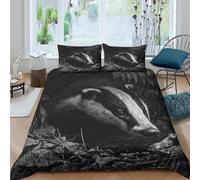 Black and white sketch Funda Edredon Microfibra 3 Piezas Compuesto Impresión 3D Cierre de Black and blanco sketch Funda de Edredón Funda de Almohada a Juego Lavables for Adultos King（220x240cm）