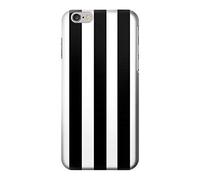 Black and White Vertical Stripes Funda Carcasa Case para iPhone 6 6S