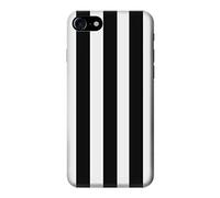 Black and White Vertical Stripes Funda Carcasa Case para iPhone 7