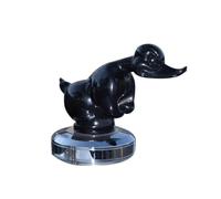 (Black)Angry Duck Hood Ornament,resin Car Emblem Convoy Hood Ornaments For Trucksdecor For The Inside Or Outside The Car,7inch