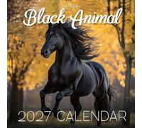 Black Animal Calendar 2027: Striking Dark-Coated Wildlife From Around the World | Kalender Calendario Calendrier