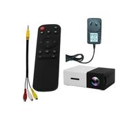 (Black AU)Mini Proyector 4k Cine en Casa Inteligente TV Reino Unido LED Proyector Multimedia