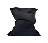 (Black)Bean Bag Cover Washable Solid Color 100x140cm Living Room Laze Sofa Protector Slipcover Sofa Not Included Home Decor KAESI