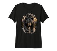 Black Bear Mountain Wilderness Wildlife, Amante de los Osos Camiseta Premium