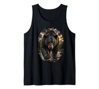 Black Bear Mountain Wilderness Wildlife, Amante de los Osos Camiseta sin Mangas