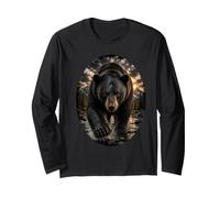 Black Bear Mountain Wilderness Wildlife, Amante de los Osos Manga Larga