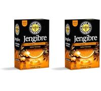 Black Bee Caramelos de Jengibre con Própolis y Vitamina C, Sabor Naranja, Sin azúcar, 18 caramelos (Paquete de 2)