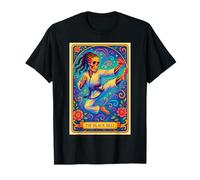 Black Belt Tarot Card Chica Afroamericana Taekowndo Karate Camiseta
