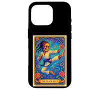 Black Belt Tarot Card Chica Afroamericana Taekowndo Karate Carcasa para iPhone 16 Pro