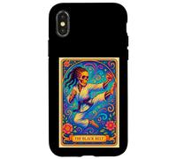 Black Belt Tarot Card Chica Afroamericana Taekowndo Karate Carcasa para iPhone X/XS
