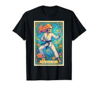 Black Belt Tarot Carta Artes Marciales Chicas Taekowndo Karate Camiseta