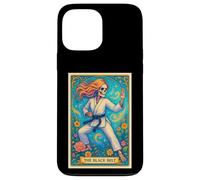 Black Belt Tarot Carta Artes Marciales Chicas Taekowndo Karate Carcasa para iPhone 13 Pro MAX
