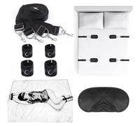 Black biancheria da letto Cintura romantica b'd's'm coppia Regalo Sportivo con Set di copertura per gli occhi