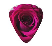 Black Blackgound Rose - Juego de 1 púas para guitarra, material ABS de alta calidad, varios grosores, mejora tu experiencia de sonido