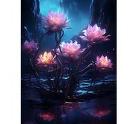 Black Blooms Coloring Book: 500 Pages of Elegant Flowers for Kids and Adults to Enjoy.: 500 pages of unique black blossoms designed for stress relief and peaceful coloring.
