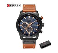 (black blue box) Top Brand Luxury Chronograph Quartz Watch Men Sports Watches Military Army Male Wrist Watch Clock relogio masculino