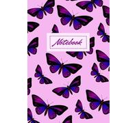 Black, Blue, Purple Butterflies: Notebook