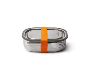 BLACK + BLUM BAM-SS-S003 - Recipiente de plástico a prueba de fugas, apto para horno, sin fugas, 600 ml, acero inoxidable y silicona, 600 ml
