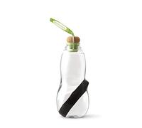Black Blum EG002 Eau Good Filtra el Agua con carbón Tradicional japonés Binchotan, sobrecarga tu hidratación, Botella a Prueba de Fugas sin BPA, Unisex, Verde, 800ml